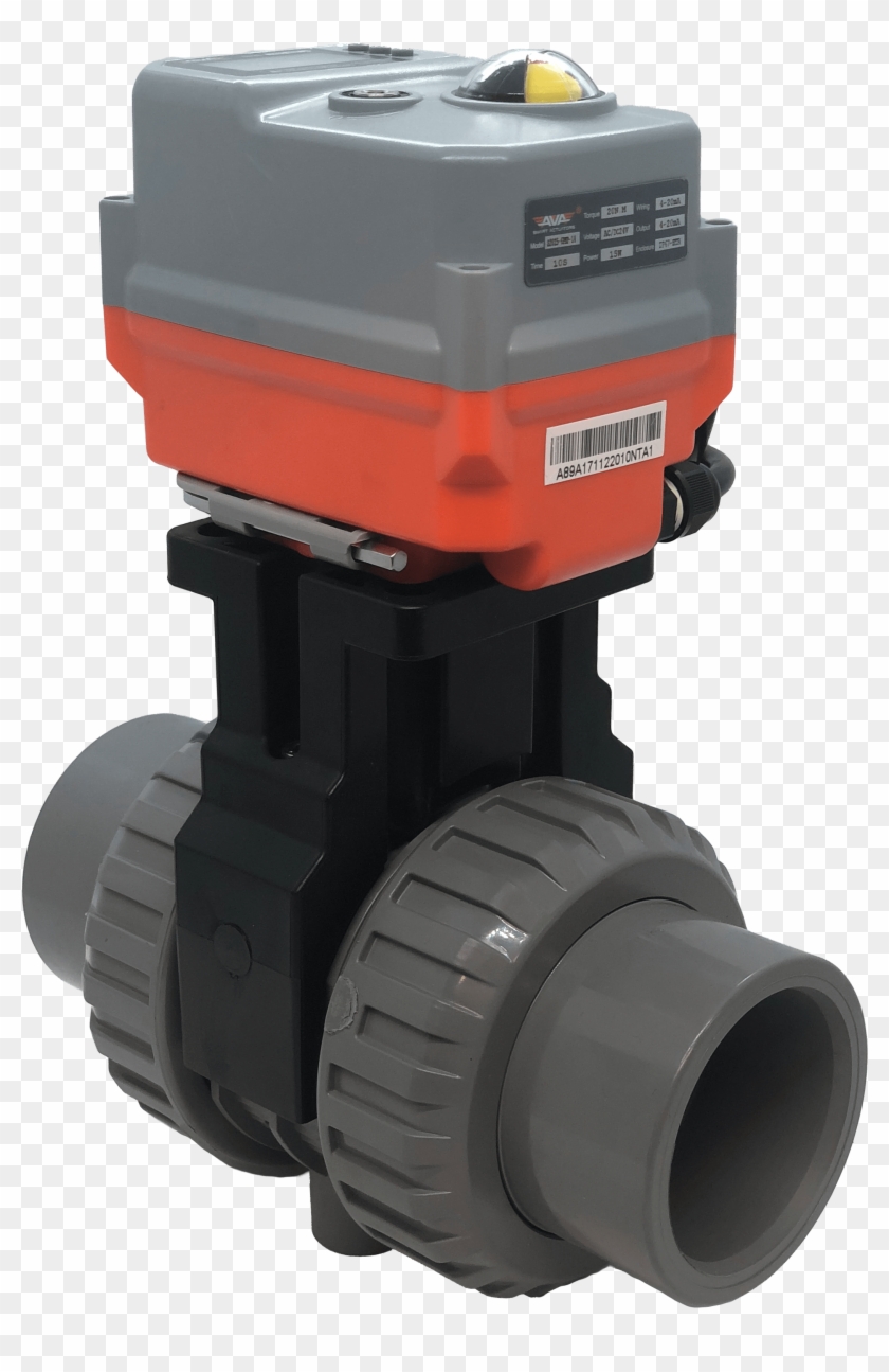 Cepex Extreme Motorized Pvc Ball Valve With Ava Electric - Machine Clipart