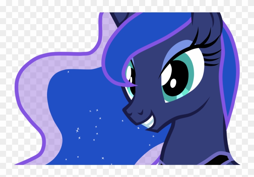 Image Result For Mlp Luna Grin - Mlp Princess Luna Face Clipart