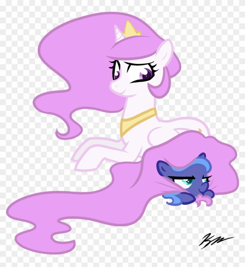 Report Rss Celestia And Filly Luna - Mlp Alicorn Luna And Celestia Clipart