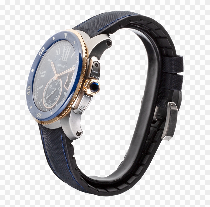 Cartier Calibre De Cartier Diver - Analog Watch Clipart #4836821