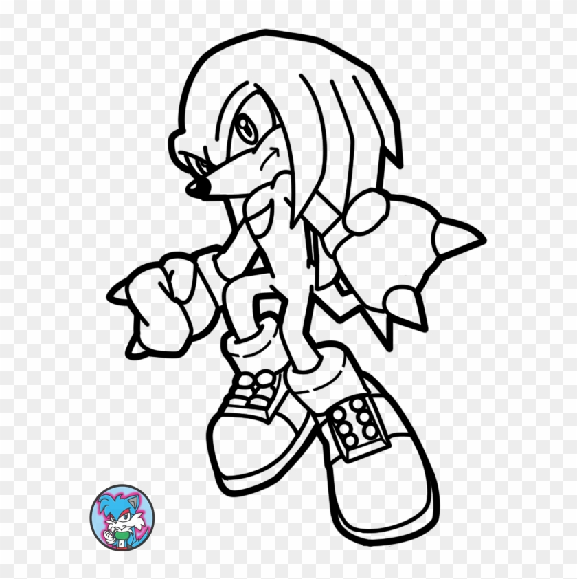 Sonic Coloring Pages Knuckles Coloring Home - Knuckles From Sonic Coloring Page Clipart #4837011