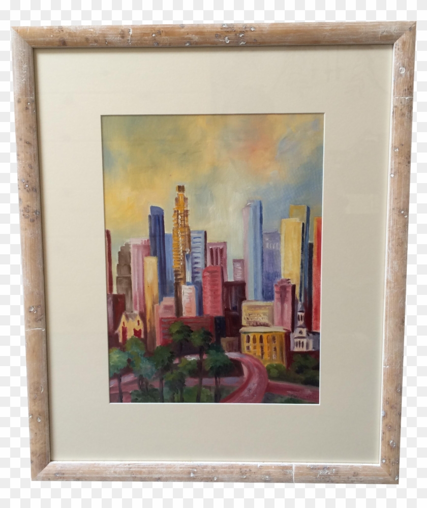 Pastel Sky, Impressionist, Mirrors, Mid Century, Mirror, - Picture Frame Clipart