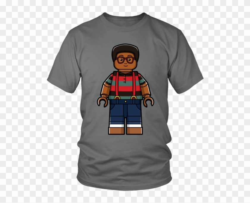 Steve Urkel T Shirt District Unisex Shirt / Grey / - Funny Lego T Shirts Clipart
