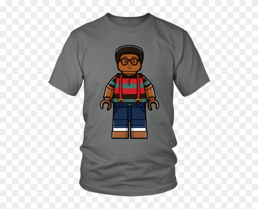 Steve Urkel T Shirt District Unisex Shirt / Grey / - Funny Lego T Shirts Clipart #4837087