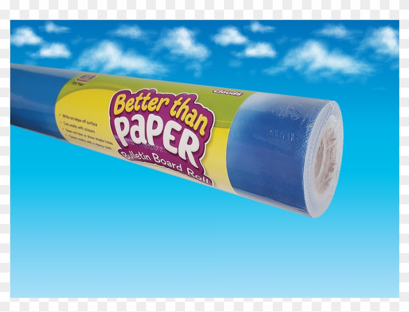 Tcr77367 Clouds Better Than Paper Bulletin Board Roll - Better Than Paper Bulletin Board Roll Clipart