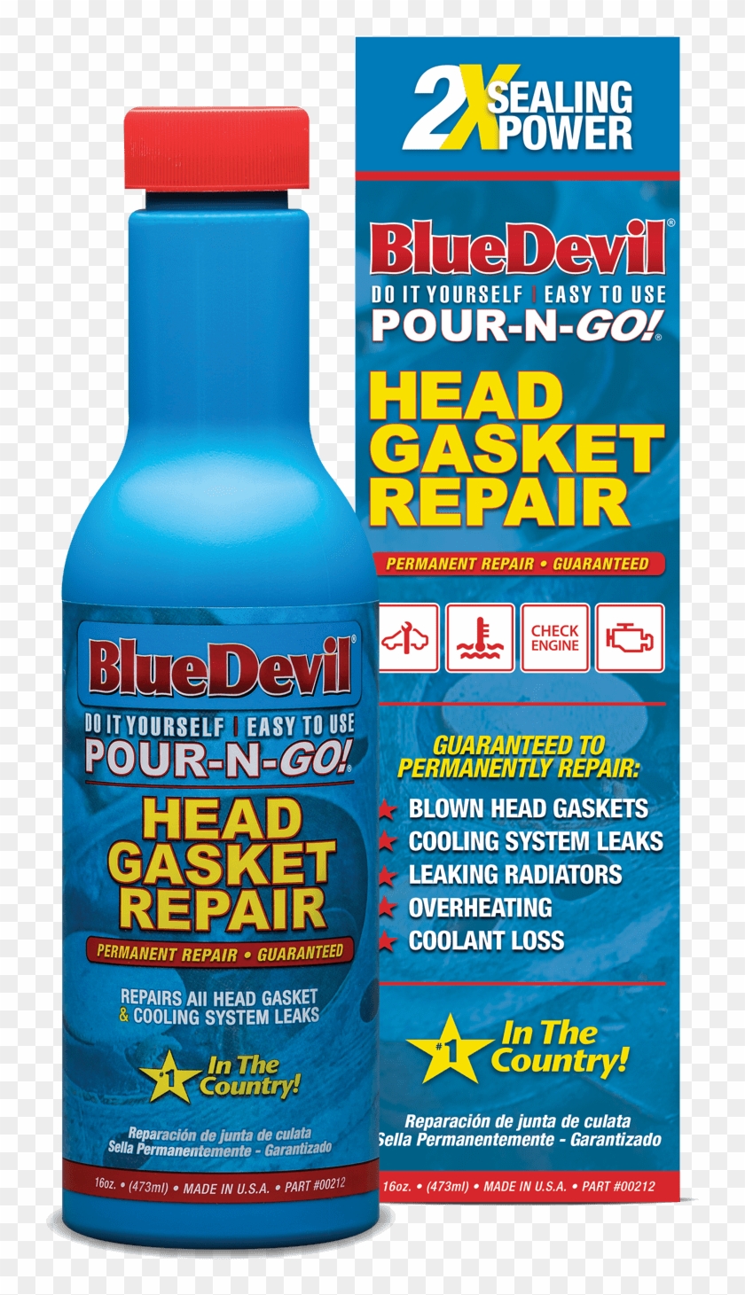 Bluedevil Head Gasket Repair - Bottle Clipart