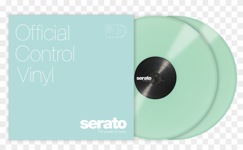 Serato 12" Standard Colours Vinyl Glow In The Dark - Serato Dj Intro Clipart #4837538