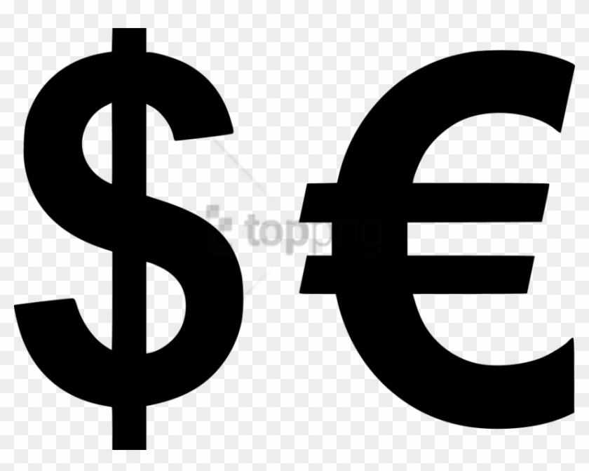 Euro Png Image With Transparent Background - Dollar & Euro Sign Png Clipart #4837543