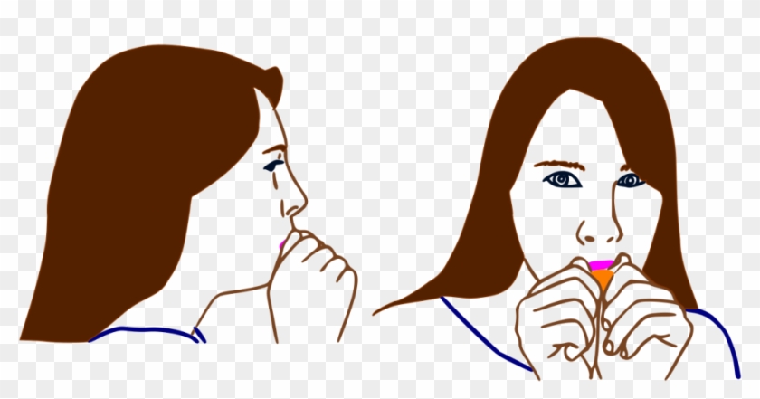 Constrict Your Lips A Little And Blow Hard Just As - Whistle With Your Fingers Clipart