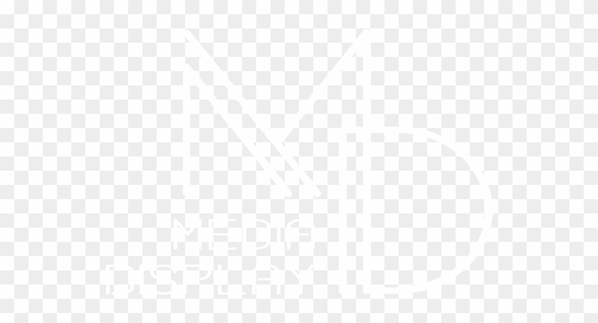 Media Display Equipment Ltd - Johns Hopkins Logo White Clipart #4837861