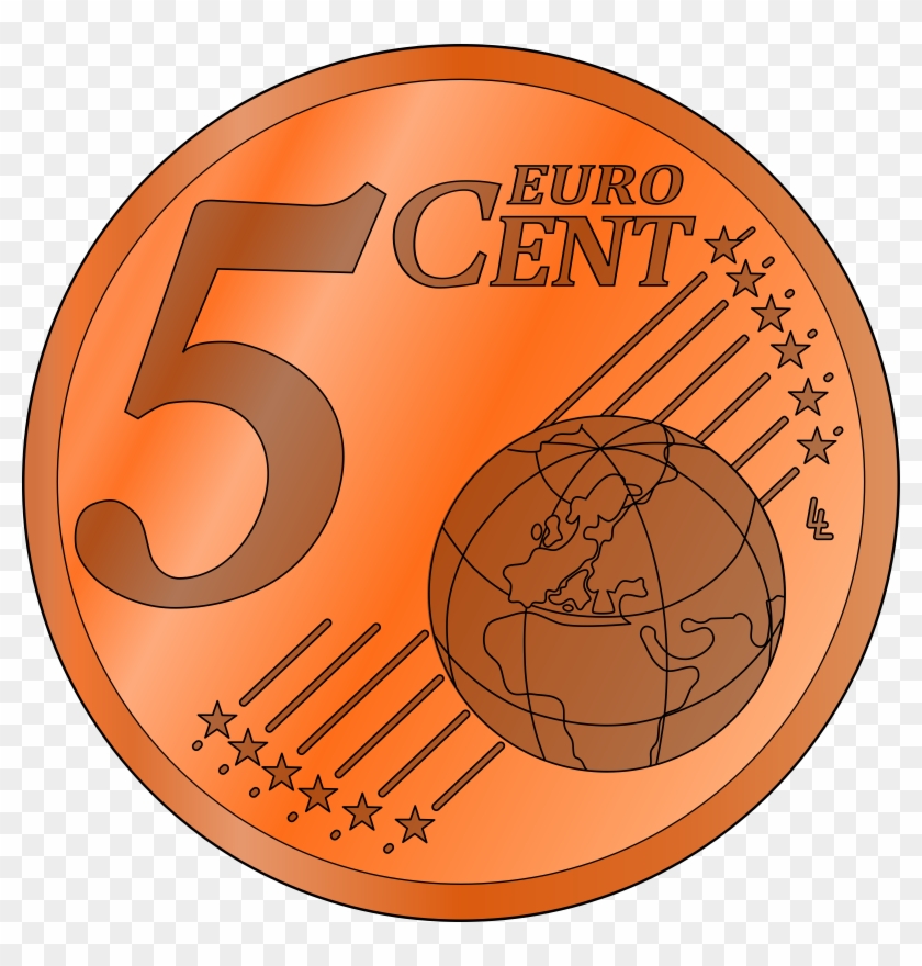 This Free Icons Png Design Of Five Euro Cent - 5 Cent Coin Clipart Transparent Png