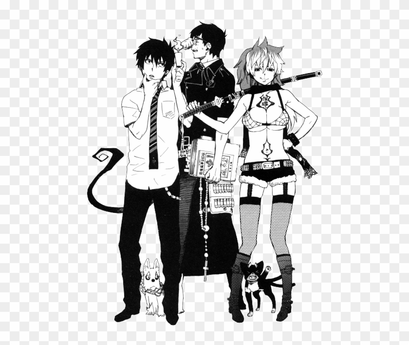 Ao No Exorcist Transparent Scans Blue Exorcist Rin - Shura Kirigakure Manga Clipart