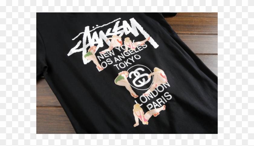 Stussy New York Los Angeles Tokyo London Paris Crewneck - Stussy London Paris Tokyo Clipart