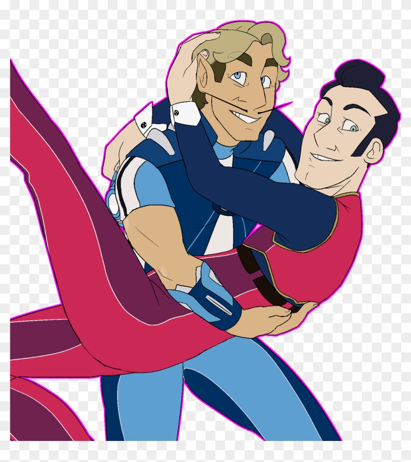 Nobody's Lazy In Lazytown -draw Anything That's Happy - Sportacus And Robbie Rotten Gay Clipart