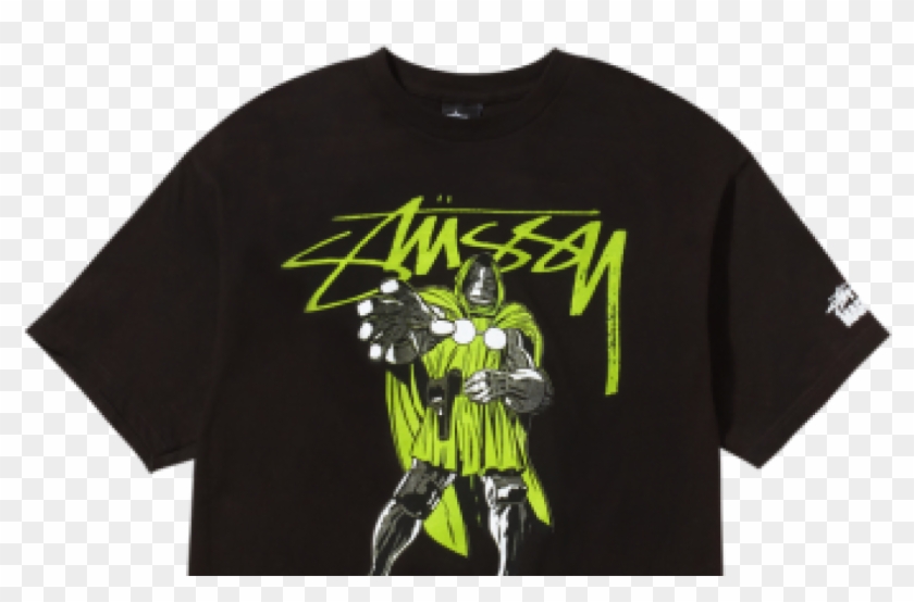 Stussy Releases A Line Of Marvel-themed Clothing - Dr Doom Stussy T Shirt Clipart #4838597