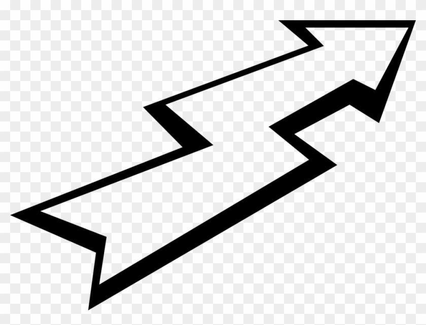 Arrow Flash Characters Symbol - Blitz Clipart Svg - Png Download
