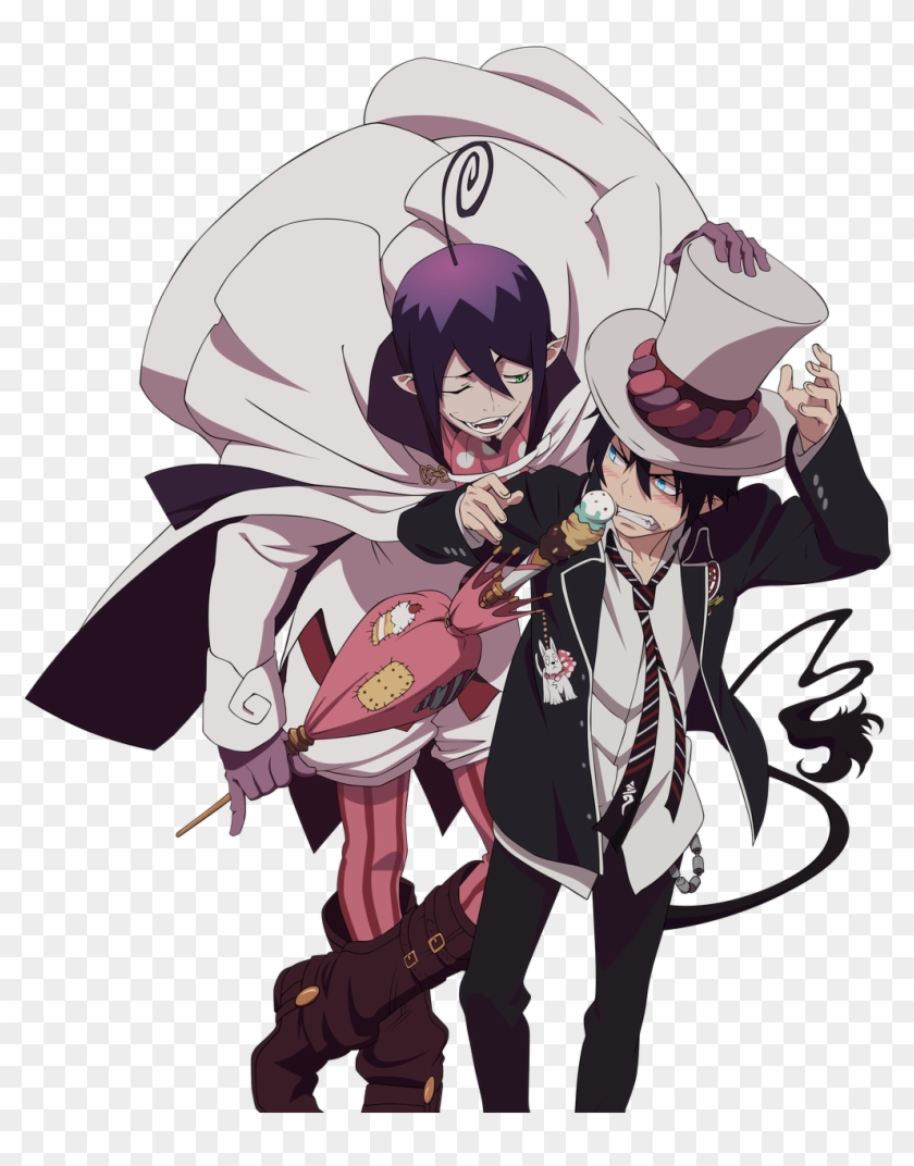 Go To Source - Blue Exorcist Rin And Mephisto Clipart #4839408