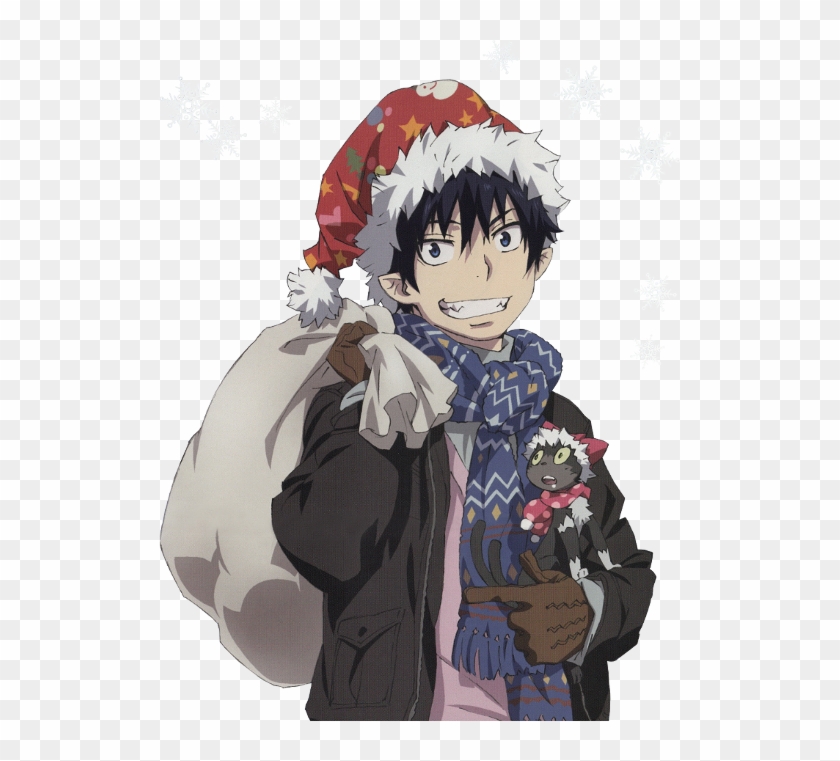 #ao No Exorcist #blue Exorcist #rin Okumura #kuro #christmas - Blue Exorcist Christmas Gif Clipart
