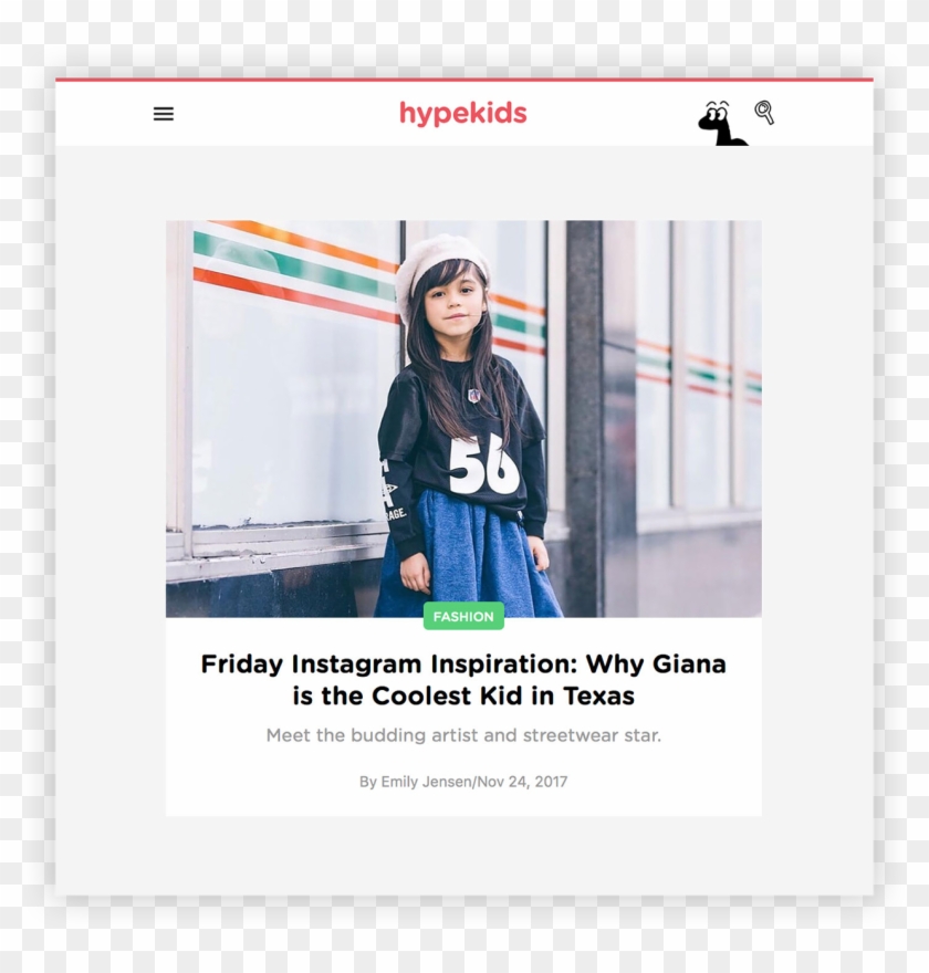 Dear Giana Hypekids - Company Clipart #4840470