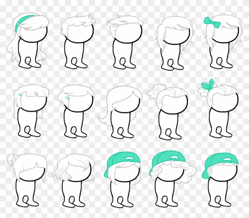 More Homestuck Hair Sprites By Caecii Art Base, I'm - Homestuck Base Sprite Hair Clipart
