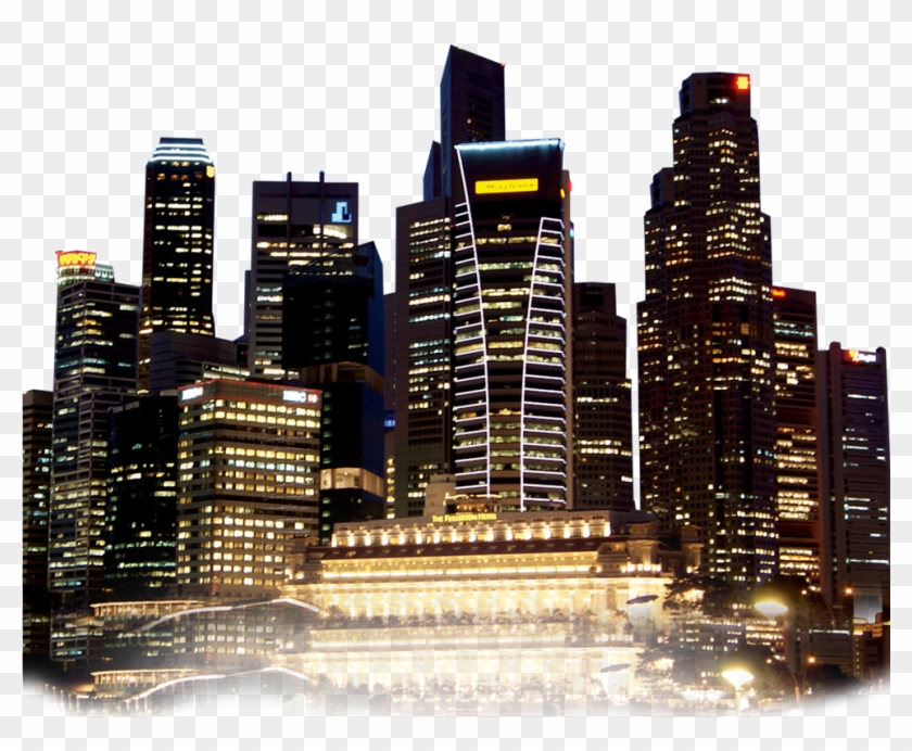 Clip Art Lights Transprent Png Free Download - Building With Lights Png Transparent Png #4840804