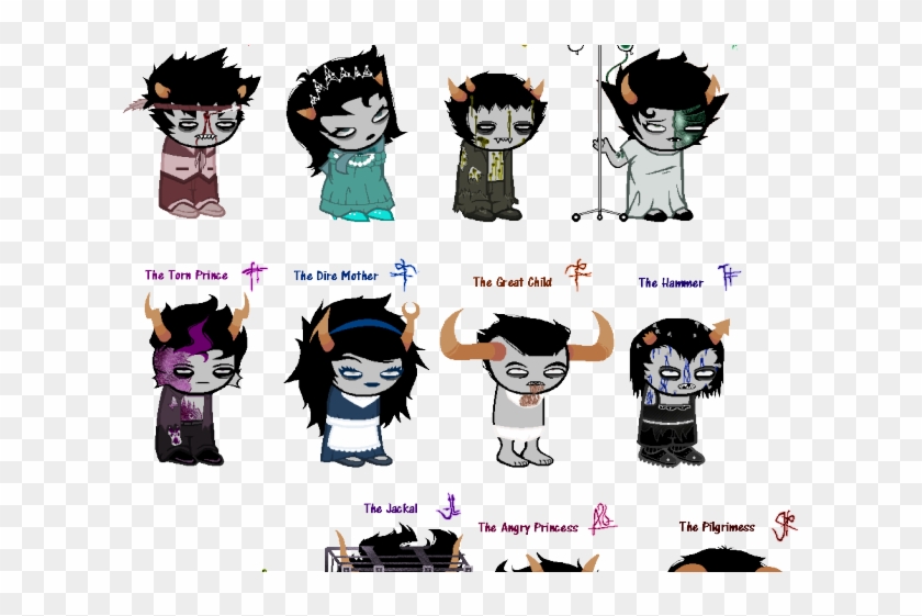 Homestuck Clipart Horoscope - 13 Ghost The Angry Princess Artwork - Png Download