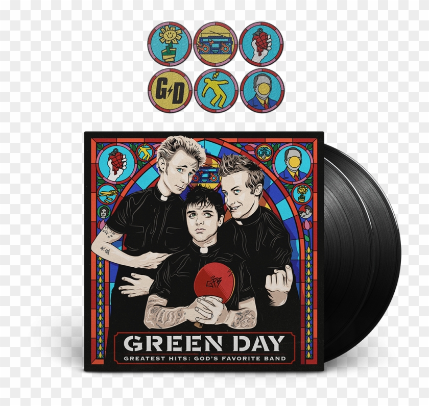 Green Day Is A Punk Rock Band Formed In 1987 In Berkeley, - Green Day Greatest Hits God's Favorite Band Clipart