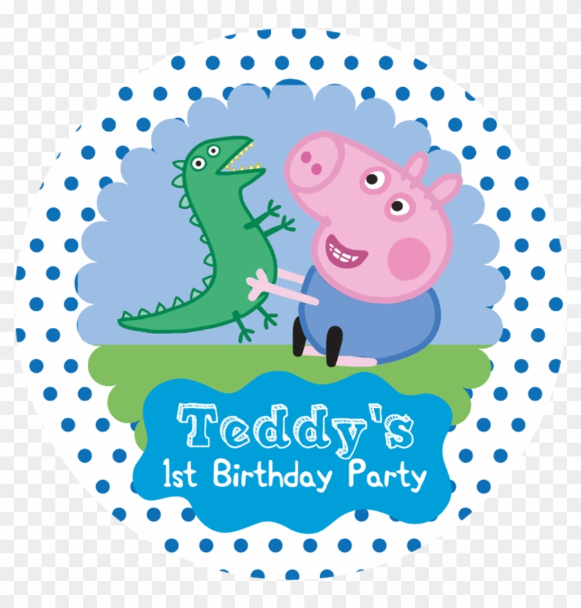 George Pig Party Box Stickers - Stickers George Pig Png Clipart #4841311