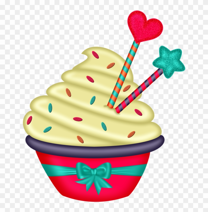 Picture Royalty Free Library Pps Cupcake Png Pinterest - Clip Art Happy Birthday Cupcake Clipart Transparent Png #4841840