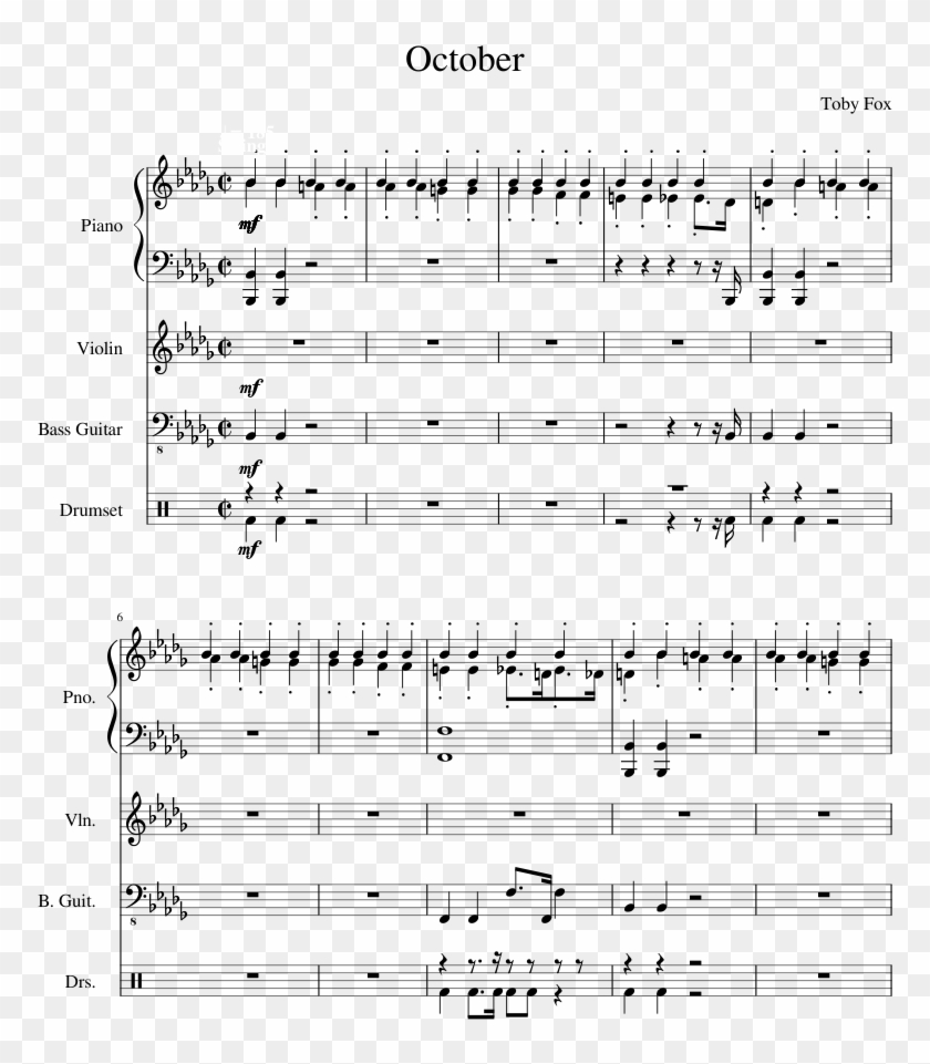 Homestuck - October - Ra Ra Rasputin Saxophone Sheet Music Clipart #4842037