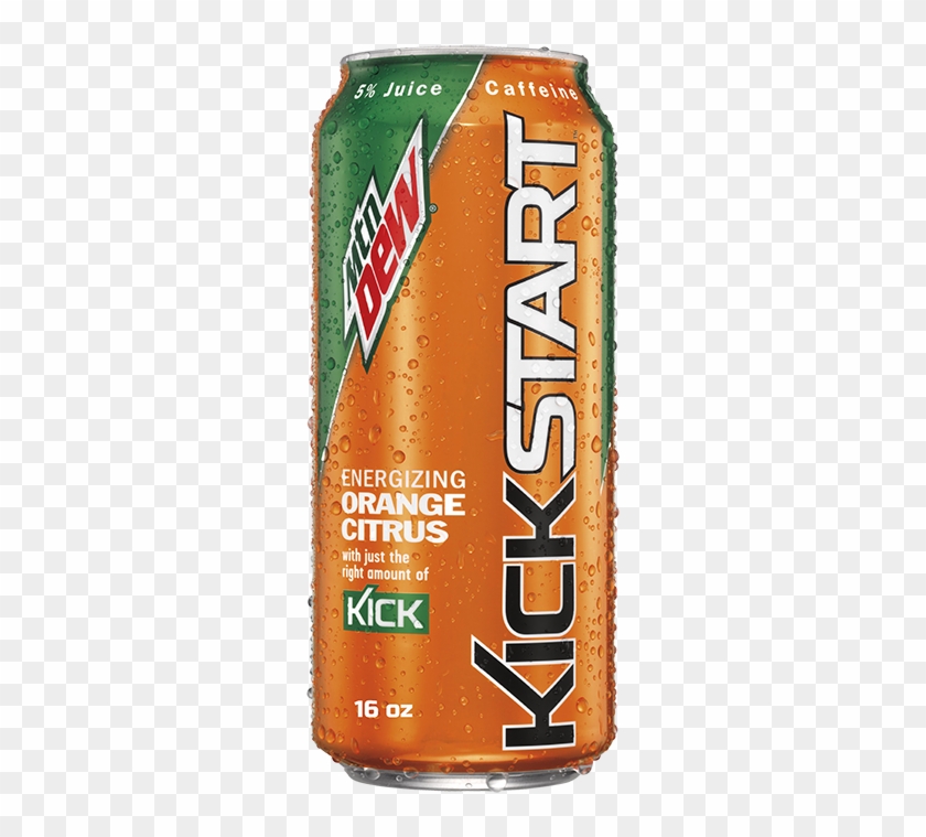 Mtn Dew Kickstart Orange Citrus Can - Mountain Dew Kickstart Transparent Clipart