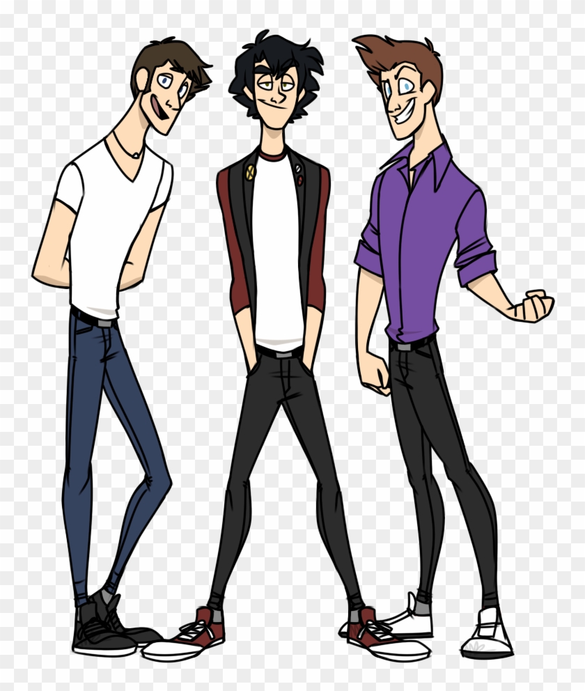 Green Day Greenday Billie Joe Mike Dirnt Tre Cool Cartoon - Green Day Fan Art Clipart
