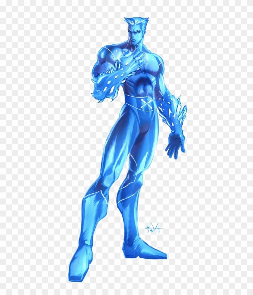 Iceman Png Download Image - X Men Iceman Png Clipart #4842274