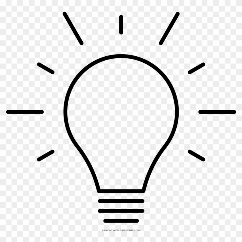 Desenho De Lampada Png - Di Lampadina Da Colorare Clipart