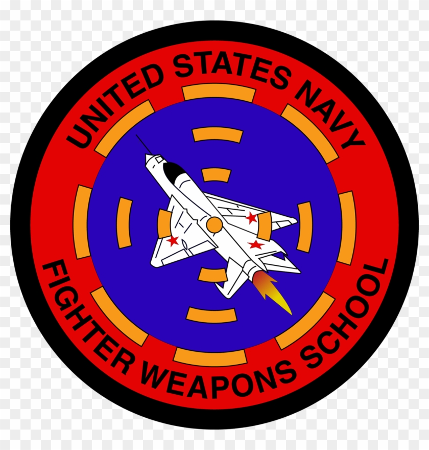 F 14 Top Gun Logo , Png Download - Top Gun Fighter Weapons School Clipart