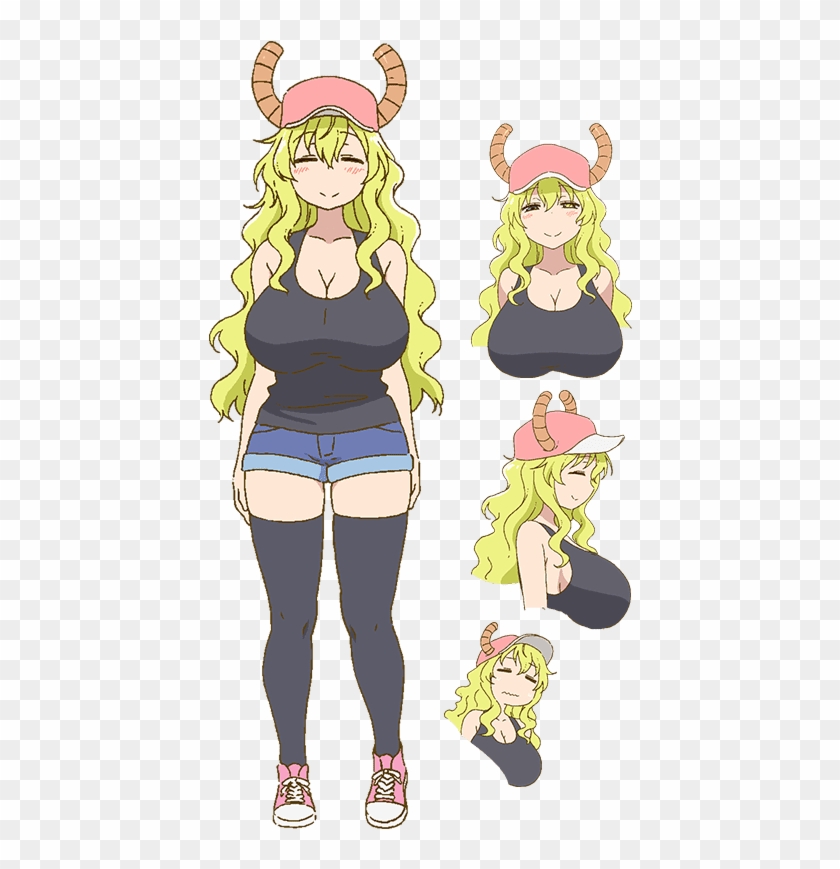 Kobayashi Dragon Maid Characters Clipart #4843489