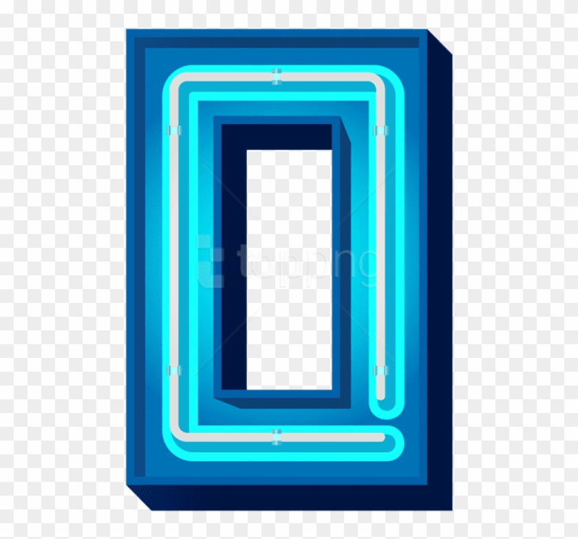 Free Png Download Number Zero Blue Neon Clipart Png Transparent Png