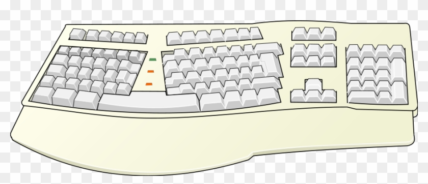 Keyboard 01 Png - Computer Keyboard Clipart #4844616