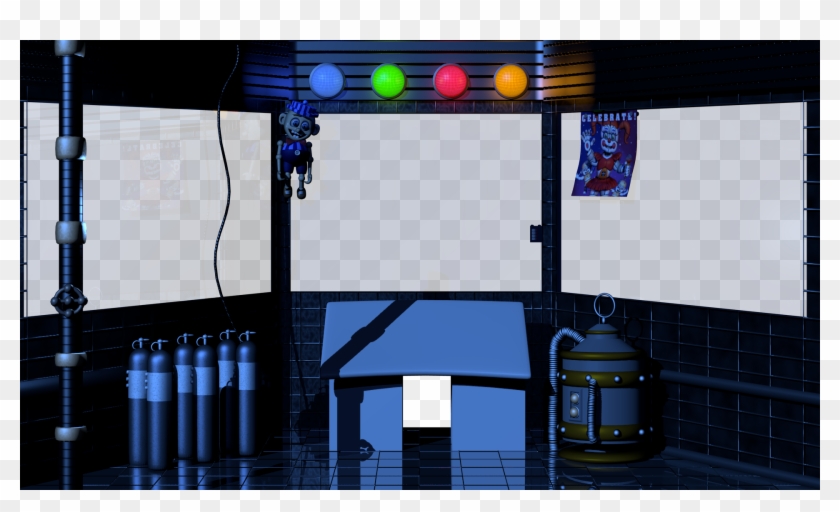 Sala De Five Nights At Freddy's - Stage Clipart #4844834