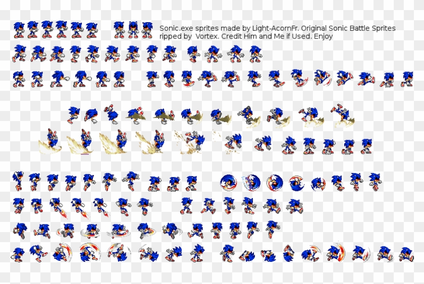 This Sonic Exe Sprite - Sonic Exe Spirits Of Hell Sprites Clipart #4844978