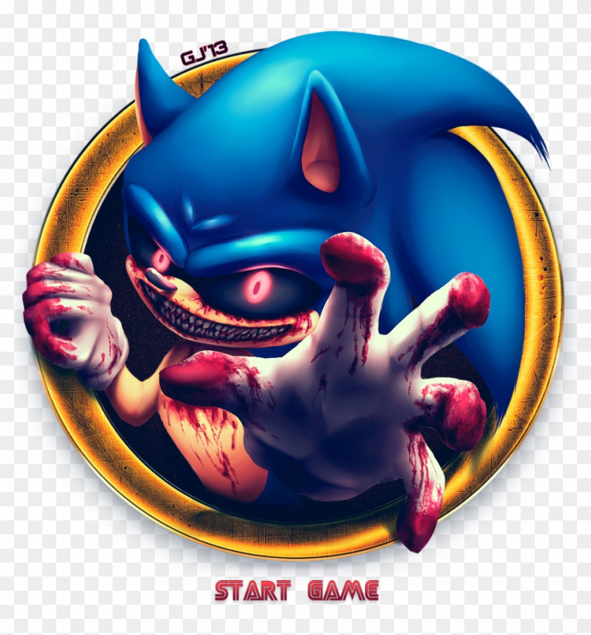 Start Game Minecraft M - Sonic Exe Hd Clipart