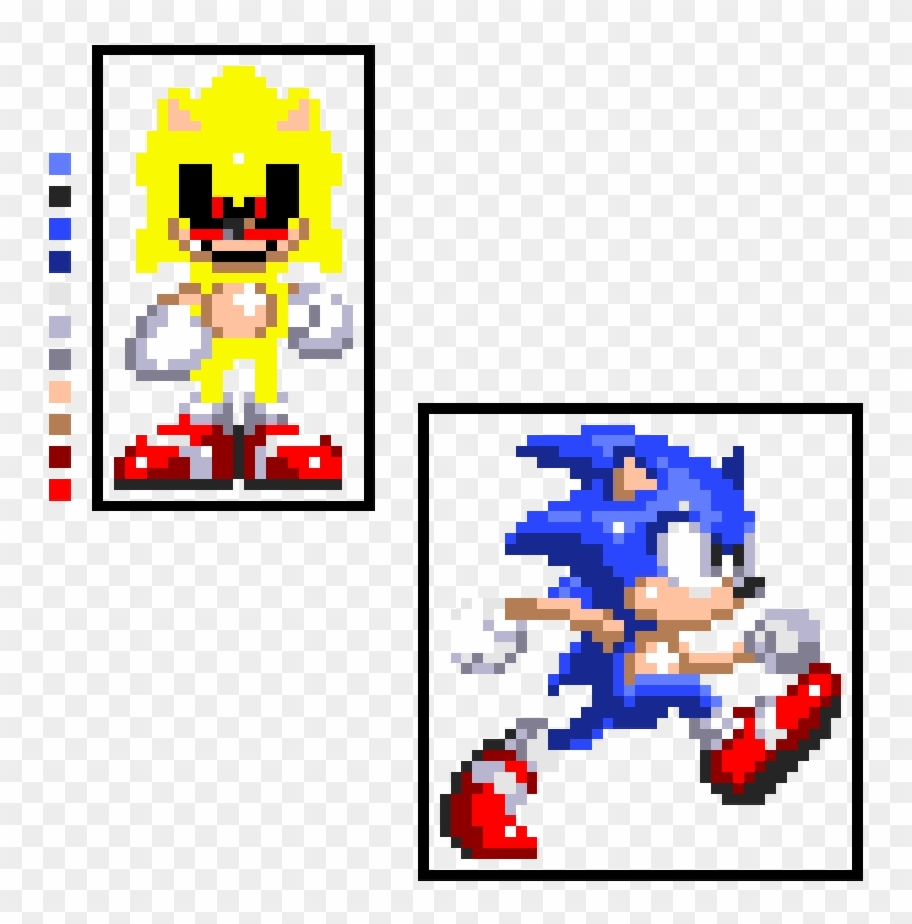 Sonic Exe Front - Sonic 3 Sprites Clipart #4845099