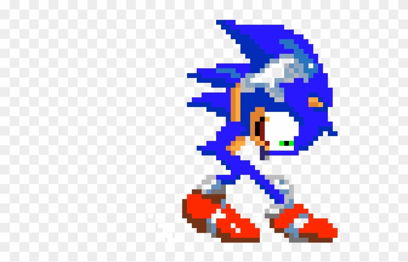 Sonic Exe Sprite - Cartoon Clipart