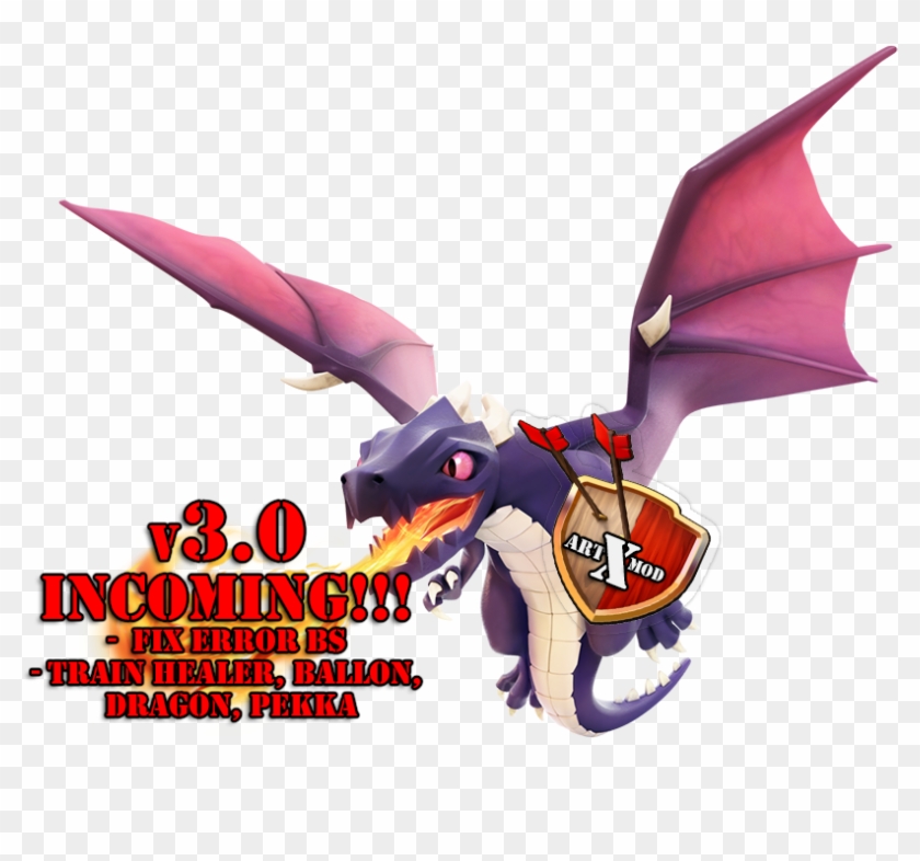 Monday, 23 March - Clash Of Clans Dragon Transparent Clipart