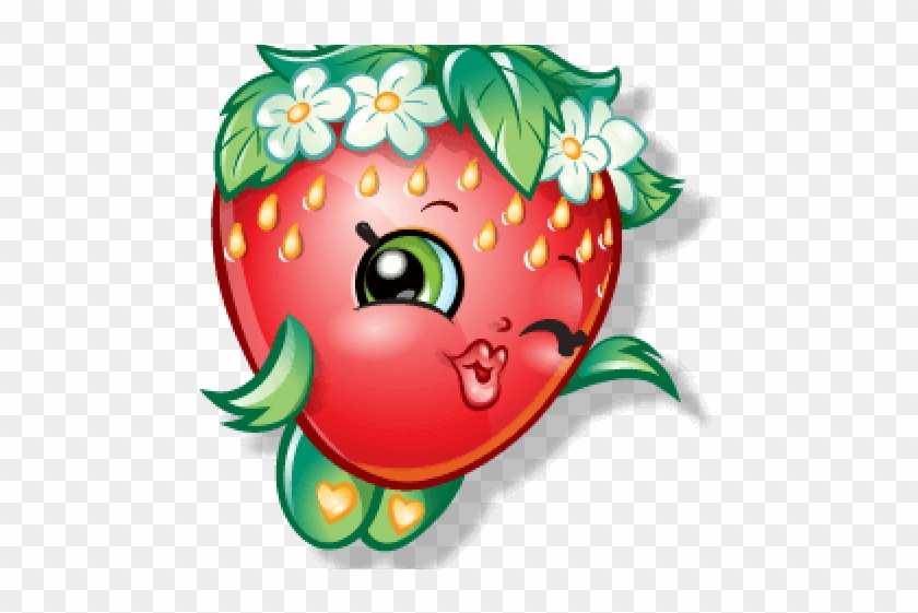 Shopkins Strawberry Kiss Clipart - Png Download