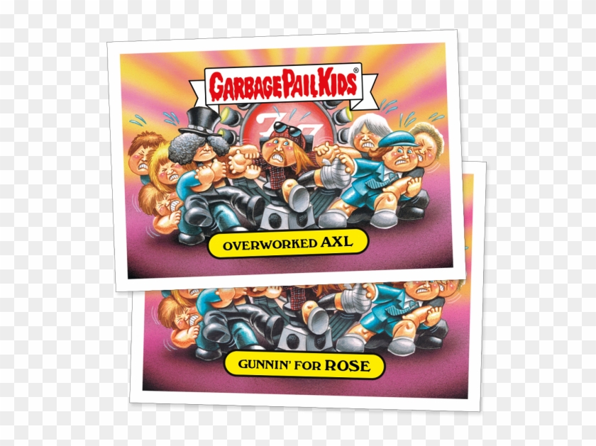 Garbage Pail Kids Take On Musical Icons In New Best - Garbage Pail Kids Guns N Roses Clipart