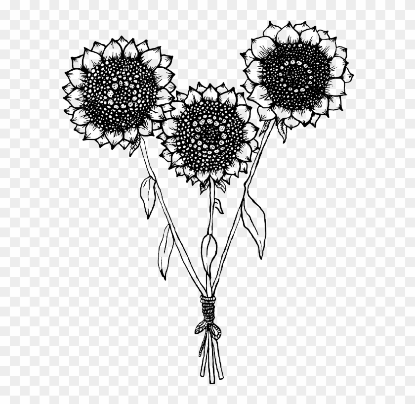 Shf Logo 2 B&w - Sunflower Clipart