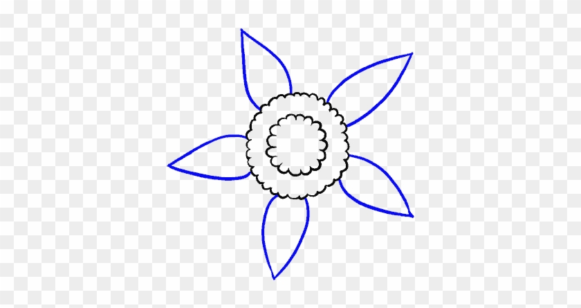 Drawing Sunflowers Small - Drawing Clipart #4846596