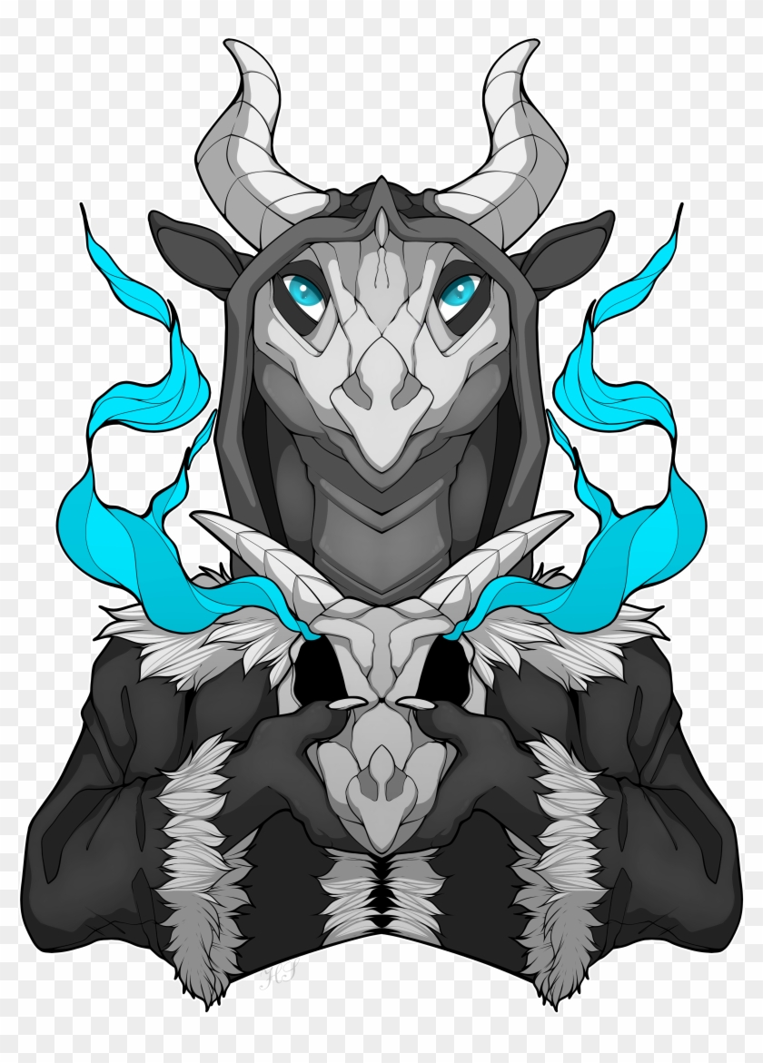 Dragon Necromancer Clipart