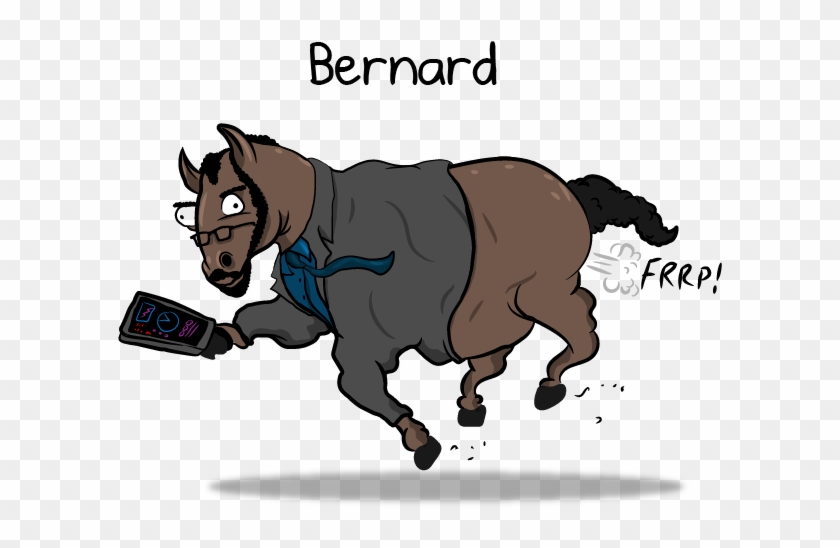 23 Apr - Westworld Bernard Fan Art Clipart #4846907